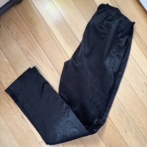 Theyskens’ Theory Casual Black Pants Satin Sheen - Size 6